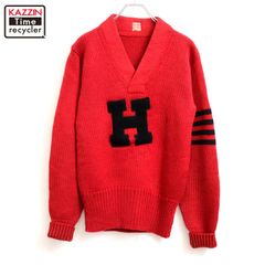 logan knitting mills ローガン ウール ニット メンズM位 - メルカリ