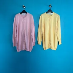 1630 ヴァレンティノガラヴァーニ カシミヤ100% ロングカーディガン L M セットのサムネイル