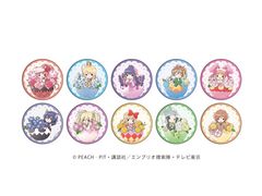 缶バッジ「しゅごキャラ！」02/花ver. グラフアート 全10種コンプリートBOXセット 新品未開封品