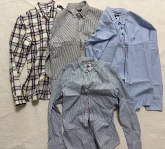 L トミーヒルフィガー ビーンポール エスピオナージ ラップ ストライプ チェック シャツ まとめ 出品