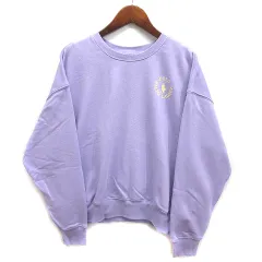 ポロ ラルフローレン POLO RALPH LAUREN スウェット トレーナー ショート クロップド  長袖 ラベンダー XL