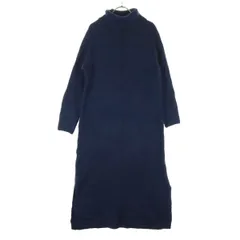 BEAMS HEART ビームスハート 長袖 タートルネック ニット ネイビー レディース 古着