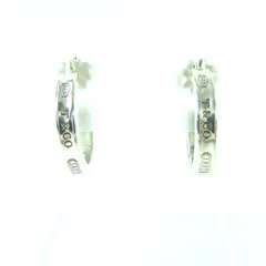 良品☆TIFFANY&Co. ティファニー ティファニー1837 ナロー フープピアス 925 ピアス シルバー 箱・保存袋付き 重量4.3g レディース