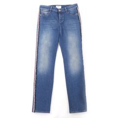 美品☆PRADA プラダ 裏地シルク100％ ツイードジャケット シングル  