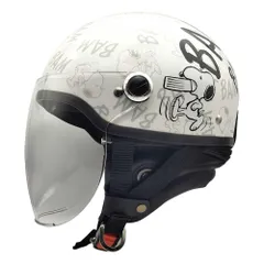 アークス（axs）SNH-103 スヌーピーハ－フヘルメット ホワイト（57～59cm）