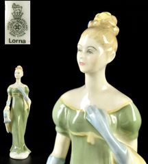 蔵A5860d】ロイヤルドルトン フィギュリン 貴婦人 オブジェ 置物