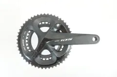 未使用 完成車外し シマノ 105 クランク FC-R7100 SHIMANO 105 FC-R7100クランクセット ブラック