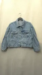 143 ライトブルー デニム クロップド ジャケット
