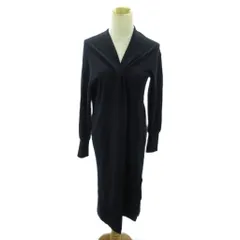 グリーンレーベルリラクシング ユナイテッドアローズ green label relaxing ニット ロングカーディガン ウール 長袖 紺 ダークネイビー 1020 ■YHS7