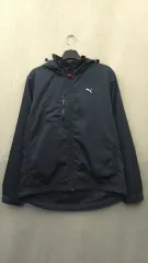 141 プーマ プーマ ネイビ フード ウィンドブレーカー ジャケット