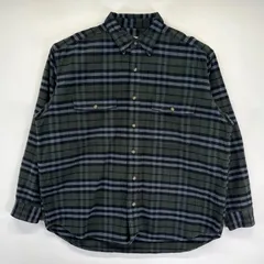 古着 90's/90年代 エディー・バウアー Eddie Bauer 長袖シャツ シャモアシャツ 白タグ チェック柄 アウトドア L マルチカラー メンズ