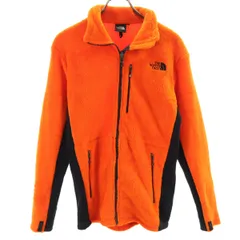 美品 THE NORTH FACE ノースフェイス バーサミッド フリースジャケット L オレンジ NA61206 アウトドア POLARTEC メンズ 古着