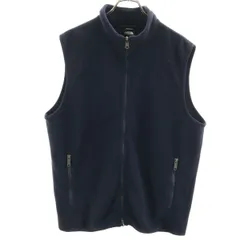 THE NORTH FACE ノースフェイス フリース ベスト LL ネイビー NL45006 アウトドア POLARTEC メンズ 古着