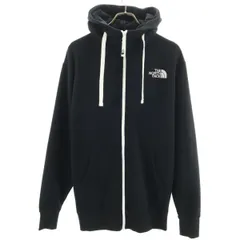 THE NORTH FACE ノースフェイス リアビュー ジップパーカー L ブラック スウェット NT62130 アウトドア メンズ 古着