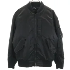 UNIQLO +J ユニクロ プラスジェイ MA-1 ハイブリッド オーバーサイズ ダウンジャケット M ブラック メンズ 古着