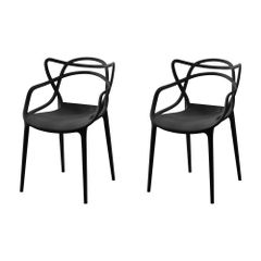 Kartell マスターズ リプロダクト ブラック 2脚セット - メルカリ