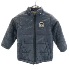 Miki house DOUBLE.B ミキハウスダブルビー ナイロンジャケット 100 ネイビー 裏ボア キッズ 古着