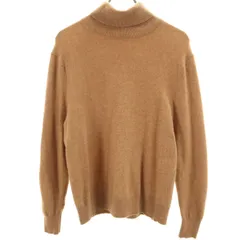 UNIQLO ユニクロ カシミヤ100% 長袖 タートルネック セーター L ブラウン ニット レディース 古着