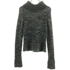 INDIVI インディヴィ ウールブレンド 長袖 タートルネック セーター 38 グレー系 ニット レディース 古着