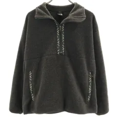 THE NORTH FACE ノースフェイス ハーフジップ フリースジャケット L グレー アウトドア NA45003 メンズ 古着