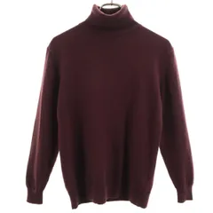 URBAN RESEARCH DOORS アーバンリサーチドアーズ ウール100% 長袖 タートルネック セーター 38 パープル系 ニット メンズ 古着