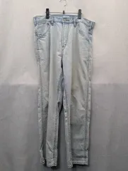 104 UNIQLO U コットン オン ライトブルー デニム パンツ 32