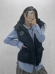 アバクロンビー オールドスクール モダンカジュアル シープスキン ダウン ベスト S C08366