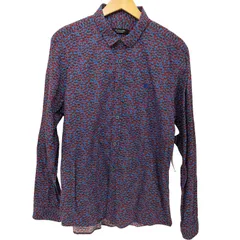 バーバリーブラックレーベル BURBERRY BLACK LABEL ホース刺繍 コットン100 総柄 レギュラーカラー L/S シャツ メンズ JPN：3 