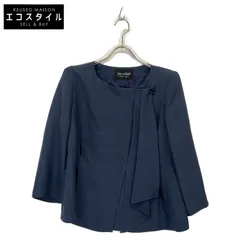 jun ashida ジュンアシダ ネイビー PA9312  シルク ジャケット 9