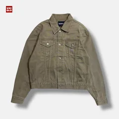 90s OLD UNIQLO デニムジャケット ブラウン系 M