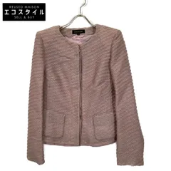 ESCADA エスカーダ ピンク 5011153 ノーカラー ジャケット 38のサムネイル