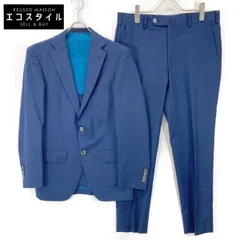 LANVIN ランバン ブルー ウール  ATELIER MADE スーツ セットアップ 表記無し