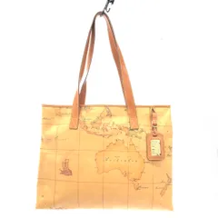PRIMA CLASSE プリマクラッセ トートバッグ  地図柄/PVC ヴィンテージ品   ブラウン レディース / 240001121095