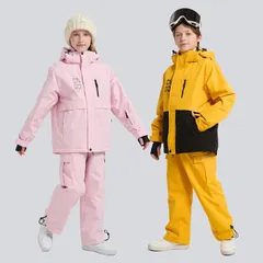 スキーウェア セット 子供 男の子 女の子 防水 防寒 保温 スキー パンツのサムネイル