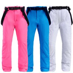YEEFINE スノー スキー パンツ 断熱 防水 アウトドア サスペンダー付き