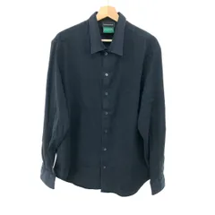 EMPORIO ARMANI エンポリオアルマーニ 長袖ドレスシャツ サイズ:XXL     ネイビー メンズ / 243001004366