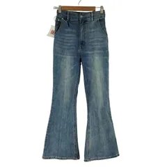 フーズフーチコ whos who Chico 裾スリットフレア デニムパンツ レディース JPN：S 