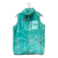 中古 レディース ルコックスポルティフ le coq sportif ベスト M 水色系 ファー メッシュ風裏地