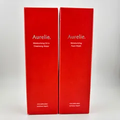 【未使用】 2点 : Aurelie. オレリー モイストフェイスウォッシュ 洗顔料/ オイルイン クレンジングウォーター メイク落とし