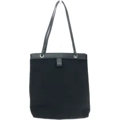 theory セオリー トートバッグ  キャンバス×レザー    ブラック レディース / 241006002772