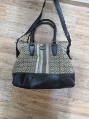 COACH シグネチャー ショルダーバッグ トートバッグ ブラック