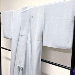 小紋 絞り リーフ模様 籠目地紋 着物 081tz - メルカリ