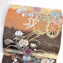 完売品 tsubakian 膨れ織 淡ピンク 花柄 兵児帯 着物 - メルカリ