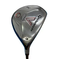 【中古】 テーラーメイド V STEEL(2008) 3W フェアウェイウッド FW RE-AX V FW TOUR (フレックスS) メンズ 男性用 右利き 右用 Cランク ゴルフクラブ