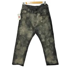 ラスラー RUSTLER 加工デザイン ブラックデニムパンツ メンズ  36/29