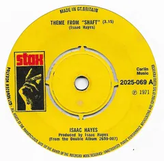 英7” Isaac Hayes Theme From Shaft 2025069 STAX /00080