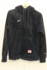 【中古】 CHAMPION メンズフリーストップス L フリースプルオーバーパーカー CHAMPION x Let it Ride L ベージュ 肌色 ロゴ