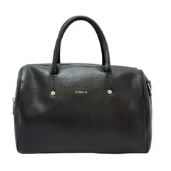 FURLA(フルラ) ハンドバッグ - 黒 レザー
