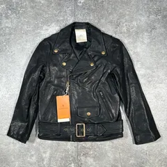 beautiful people ビューティフルピープル beautiful people ARROWS別注 ラムレザーダブルライダースJKT タグ付き 130cm