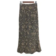 TODAYFUL トゥデイフル Jacquard Leaf Pencilskirt サイズ:36 ジャガードリーフペンシルスカート 12210803   ブラック/ベージュ  / 240002232282